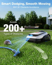 Load image into Gallery viewer, ECOVACS Goat A2000 LiDAR PRO Robotic Lawn Mower for Up to 1/2 Acre, Wire-Free with Dual-LiDAR Auto Mapping, Built-in TruEdge Edge Trimmer, AIVI 3D Obstacle Avoidance, Smart App Control
