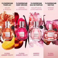 Load image into Gallery viewer, Viktor&amp;Rolf - Flowerbomb Nectar Eau de Parfum - Women's Perfume - Floral, Spicy &amp; Warm - With Notes of Gunpowder &amp; Vanilla - 1.7 Fl Oz

