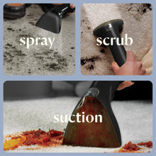 Load image into Gallery viewer, BISSELL Little Green Mini Portable Carpet and Upholstery Deep Cleaner, Car/Auto Detailer, with HydroRinse Self-Cleaning Tool and 4" Tough Stain Tool, Limited Edition Color Lake, 4075F
