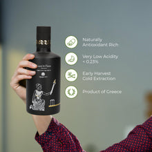 Load image into Gallery viewer, World's Best Gold Award - Laurel &amp; Flame Olympia PGI Olive Oil Extra Virgin - Polyphenol Rich (706 MG/KG) - USDA Organic - Multiple Award Winning – 60X Hydroxytyrosols - Early Harvest - Cold Pressed (500 ml/16.9 fl oz)
