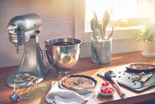 Load image into Gallery viewer, KitchenAid Artisan Series 5 Quart Tilt Head Stand Mixer with Pouring Shield KSM150PS, Contour Silver, Zinc
