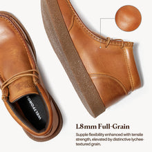 Load image into Gallery viewer, WELTFORGE Men's Moc Toe Chukka Boots Leather Casual Desert Boot
