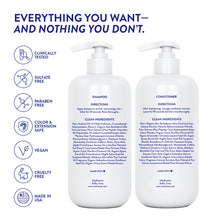Load image into Gallery viewer, Routine Wellness Hair Thinning System, Anti-Thinning Shampoo &amp; Conditioner Set (Coconut &amp; Vanilla) + Hair Growth Supplement, Clinically Tested to Support Hair Growth
