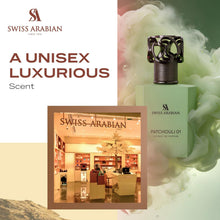 Load image into Gallery viewer, Swiss Arabian Patchouli 01 Patchouli Cologne for Men &amp; Women – Long Lasting Modern Fougere Eau de Parfum, Lavender Mint Aromatic Notes | Heritage Collection Unisex Arabic Fragrance 50ml

