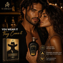 Load image into Gallery viewer, Mahajan Desperado Eau de Parfum - Powerful &amp; Seductive Men’s Cologne - Spicy, Woody, &amp; Sweet Fragrance for Day &amp; Night - Long-Lasting Luxury Perfume for Men (3.4 oz)
