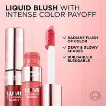 Load image into Gallery viewer, L'Oreal Paris True Match Lumi Le Liquid Blush, Intense Lightweight Blush Formula With Liquid Pigments, Glowy Gold Pink, 0.33 Fl Oz
