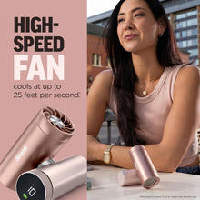 Load image into Gallery viewer, Shark ChillPill – The Only 3-in-1 Personal Cooling System with Fan, InstaChill Cooling Plate &amp; Dry-Touch Mist – Portable, Handheld, Drops Skin Temp Up to 16°F, 10 Speeds, Haze, FA022LV
