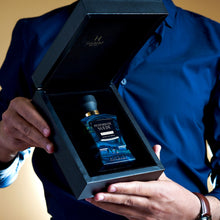 Load image into Gallery viewer, H HABIBI Penthouse Suede Extrait De Parfum – 2.5oz Deluxe Parfum for Men and Women – Long Lasting Unisex Women’s Perfume with Metallic Notes, Crystal Amber – All Day Evening Women and Men Cologne
