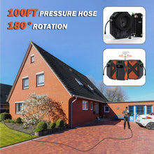 Load image into Gallery viewer, DECOKTOOL 5000PSI Wall Mounted PowerWasher with 4 Quick Connect Nozzles, Foam Cannon for Car, Lane, Patio Cleaning
