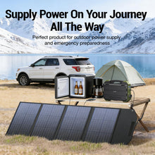 Load image into Gallery viewer, BROWEY 1600W (3200W Peak) Portable Power Station with 120W Solar Panel, 1024Wh LiFePO4 Battery with Built-in Solar Panel, Fast Charging, Solar Generator for Camping, RV, Home Backup, Emergency

