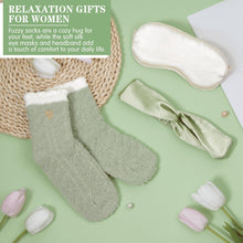 Load image into Gallery viewer, Birthday Gifts for Women Self Care Get Well Soon Gifts, Vanilla Relaxing Spa Gift Basket - Happy Birthday Set w/ Luxury Flannel Blanket &amp; 40 oz Tumbler, Unique Christmas Gift for Mom Her Wife Sister
