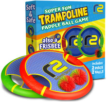 Load image into Gallery viewer, Frisbees for Kids Bouncy Paddles: Gifts for Boys &amp; Gift Ideas for Kids 2023 - Kids Sports Gifts &amp; Sports Games for Boys 8-12 Toss &amp; Catch Games &amp; Yard Toys Outdoor Games for Kids with Stringy Balls
