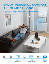 Load image into Gallery viewer, Midea Inverter Window Air Conditioner with Heat – Quiet Window AC Unit and Heat Combo with Dehumidifier – Cools up to 550 Sq. Ft. – Energy Star Rated, Smart Control, Remote, 12,000 BTU
