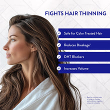 Load image into Gallery viewer, Routine Wellness Hair Thinning System, Anti-Thinning Shampoo &amp; Conditioner Set (Coconut &amp; Vanilla) + Hair Growth Supplement, Clinically Tested to Support Hair Growth
