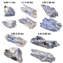 Load image into Gallery viewer, JIC Gem Natural Raw Blue Kyanite Rough Mineral Healing Crystal Irregular Home Decoration Gemstone Specimen 1pc 2.42-2.86 lb
