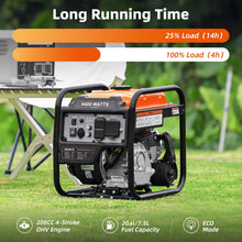 Load image into Gallery viewer, Oxseryn Power Equipment 4400 Watts Inverter Generator Gas Powered, Portable Open Frame Generator, Low Noise with ECO Mode, RV Ready, Emergency Home Backup
