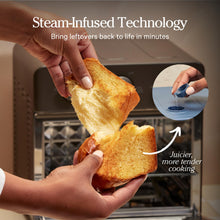 Load image into Gallery viewer, Our Place Wonder Oven | 6-in-1 Stainless Steel Air Fryer Toaster Oven Combo with Basket, Rack, Pan &amp; Tray | Compact 13 QT Countertop Capacity - Toast, Roast, Bake, Reheat, Broil &amp; Steam | Steam
