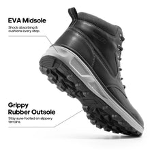 Load image into Gallery viewer, NORTIV 8 Men's Dress Boots Waterproof Lightweight Chukka Hiking Casual Mid Ankle Boots,Size 9.5,BLACK,SNHB242M

