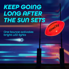 Load image into Gallery viewer, GlowCity Glow in The Dark Football - Light Up, Youth Size Footballs for Kids - LED Lights and Pre-Installed Batteries Included﻿
