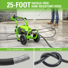 Load image into Gallery viewer, Greenworks Pro Brushless 3000 PSI (CSA Certified) 2.0 GPM Max / 1.1 GPM Electric Pressure Washer (Rugged Steel Frame, 25 FT Hose, 35 FT GFCI Power Cord)
