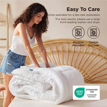 Load image into Gallery viewer, Bedsure Comforter Duvet Insert - Quilted Comforters Queen Size, All Season Duvet, GentleSoft Down Alternative Bedding Blanket, with 8 Tabs, Gifts for Women/Men, White, Queen 88 x 88 Inches
