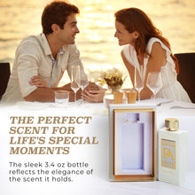 Load image into Gallery viewer, Blanca Pura Eau de Parfum for Men &amp; Women by Perfuadictos - Elegant Jasmine Perfume with White Musk &amp; Magnolia - Long-Lasting 25% Fragrance Concentration - Luxurious Gift (3.4 fl oz)
