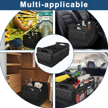 Load image into Gallery viewer, Deosk Car Trunk Organizer for SUV, Car Organizers and Storage with 6 Pocket, Car Accessories for Women/Men 50LWaterproof Polyester Trunk Organizer, Black
