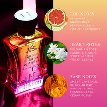 Load image into Gallery viewer, H HABIBI Radiant Florals &amp; Amber Musk Perfume for Women - Fresh, Soft, Seductive Women's Perfume - Notes of Violet, Rose &amp; Jasmine Perfume - Made in USA - Feminine Women's Eau de Parfum
