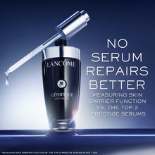 Load image into Gallery viewer, Lancôme Génifique Ultimate Recovery Serum, Anti-Aging Face Serum, Advanced Skin Repair Formula, Hyaluronic Acid, Moisture Barrier Repair, Radiance &amp; Firmness, Hydrate &amp; Plump 3.88 fl. oz
