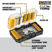 Load image into Gallery viewer, DEWALT Screwdriver Bit Set, 40 Pcs. Impact Ready, FlexTorq Impact Driver Bit Set with Storage Case (DWA2T40IR)
