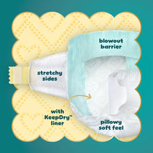Load image into Gallery viewer, Pampers Swaddlers Disposable Baby Diapers Size 1, 198 Count with Sensitive Water Based Baby Wipes 4X Pop-Top Packs (336 Count)
