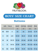 Load image into Gallery viewer, Fruit Of The Loom Mens Cotton Boxer Brief Underwear Traditional Fly Stripes Assorted SM (6-8 Little Kid/Big Kid), Small, Pack of 10
