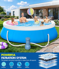 Load image into Gallery viewer, KimFilter Pro Series 1000 GPH Above Ground Pool Filter Pump, Powerful Pool Cartridge Filter Pump, Water Circulation and Filtration System -Improved Water Clean &amp; Clarity, Pools Pumps Above Ground-Gray
