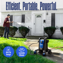 Load image into Gallery viewer, Westinghouse ePX3500 Electric Pressure Washer, 2500 Max PSI 1.76 Max GPM with Anti-Tipping Technology, Onboard Soap Tank, Pro-Style Steel Wand, 5-Nozzle Set, for Cars/Fences/Driveways/Home/Patios
