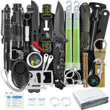 Load image into Gallery viewer, Survival Kits 38 in 1, Gifts for Men Dad Husband Him Fathers Day, Survival Gear and Equipment, Camping Accessories/Cool Gadget/Fishing Hunting Camping Essentials for Teen Men Women Adventure Lovers
