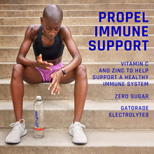 Load image into Gallery viewer, Propel Immune Support with Vitamin C + Zinc, 3 Flavor Variety Pack, 16 Fl Oz (Pack of 12)
