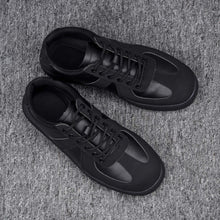Load image into Gallery viewer, TEYTAP Non Slip Waterproof Work Shoes for Men Women Black Slip Resistant Oil Resistant Shoes Food Serviece Chef Kitchen Restaurant Shoes Leather Walking Casual Shoes
