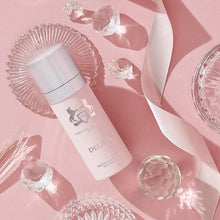 Load image into Gallery viewer, Parfums de Marly - Delina Hair Mist - 2.5 Fl Oz - Ancillaries for Women - Top notes Rhubarb, Lychee, Bergamot Essence - Heart notes Turkish Rose, Peony, Vanilla - Base notes Cashmeran, Musk - 75ml
