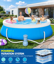Load image into Gallery viewer, KimFilter Pro Series 1000 GPH Above Ground Pool Filter Pump, Powerful Pool Cartridge Filter Pump, Water Circulation and Filtration System -Improved Water Clean &amp; Clarity, Pools Pumps Above Ground-Blue

