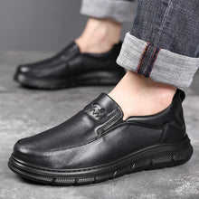 Load image into Gallery viewer, COSIDRAM Mens Casual Loafers Classic Comfort Slip On Lightweight Driving Business Shoes for Male Black 12
