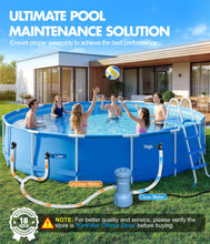 Load image into Gallery viewer, KimFilter Pro Series 1000 GPH Above Ground Pool Filter Pump, Powerful Pool Cartridge Filter Pump, Water Circulation and Filtration System -Improved Water Clean &amp; Clarity, Pools Pumps Above Ground-Gray
