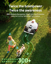 Load image into Gallery viewer, Mammotion LUBA 3 AWD 5000H Robot Lawn Mower with Garage, 1.25 Acres, 360° LiDAR+NetRTK+AI Vision, All-Wheel-Drive for 80% Slopes, 50 Multi-Zone Management, Cutting Height 2.2"-4.0"
