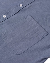 Load image into Gallery viewer, Alimens &amp; Gentle Mens Dark Blue Button Down Shirts Long Sleeve Dress Shirt Work Oxford Shirt with Pocket,Navy,Large
