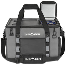 Load image into Gallery viewer, INSMEER Soft Cooler Bag with Hard Shell &amp; 2 Cup Holders, Portable 40L/70 Cans Collapsible Cooler Bags Insulated with Leakproof for Travel, ice chests and Cooler Lunch Box for Beach Camping Picnic
