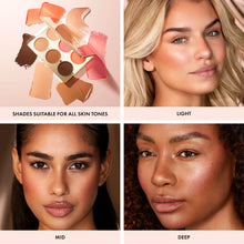 Load image into Gallery viewer, ICONIC LONDON Multi-Use Cream Blush, Bronze and Highlight Palette | Cruelty-Free, Vegan Makeup
