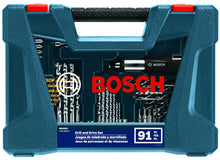 Load image into Gallery viewer, BOSCH MS4091 91-Piece Drilling and Driving Mixed Set with Included Case for Applications in Wood, Metal, Masonry

