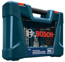 Load image into Gallery viewer, BOSCH MS4091 91-Piece Drilling and Driving Mixed Set with Included Case for Applications in Wood, Metal, Masonry
