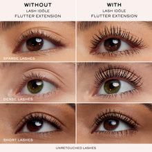 Load image into Gallery viewer, Lancôme Lash Idôle Flutter Extension Lash-Lengthening Mascara - Black Mascara for Instant Lash Extension Look - Clump &amp; Flake Resistant Up To 24H Wear - Black
