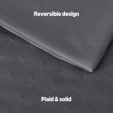 Load image into Gallery viewer, Amazon Basics Cooling Comforter, Soft Lightweight Waffle Weave Blanket for Hot Sleepers, Summer &amp; All Season Bedding to Keep Cool for Night Sweats, 106"x90", King, Dark Gray
