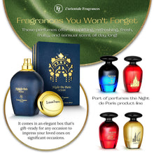 Load image into Gallery viewer, L'Orientale Fragrances Night De Paris Ocean 100ml / 3.3oz - Oil-Based Perfumes for Women &amp; Men, Unisex Aromatic Aquatic Eau de Parfum w/Bergamot - Long-Lasting Up to 24 Hours, Ideal for All Seasons
